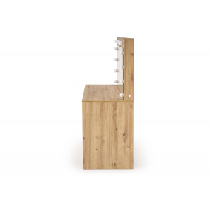 SPOTLIGHT XL modern fésülködőasztal LED világítással – tölgy – 120 cm