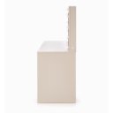 SPOTLIGHT  XL modern fésülködőasztal LED világítással – kasmír – 120 cm