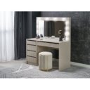 SPOTLIGHT  XL modern fésülködőasztal LED világítással – kasmír – 120 cm
