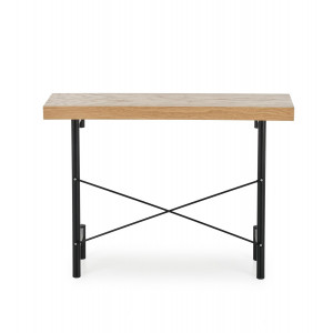 STASH modern konzolasztal –  tölgy / fekete – 106 cm