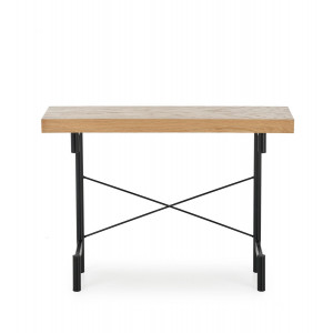 STASH modern konzolasztal –  tölgy / fekete – 106 cm