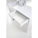 FLIP modern fésülködőasztal felnyitható tükörrel – fehér – 120 cm