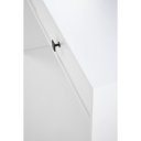 FLIP modern fésülködőasztal felnyitható tükörrel – fehér – 120 cm