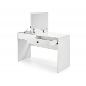 FLIP modern fésülködőasztal felnyitható tükörrel – fehér – 120 cm