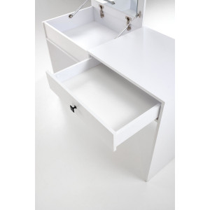FLIP modern fésülködőasztal felnyitható tükörrel – fehér – 120 cm