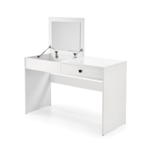 FLIP modern fésülködőasztal felnyitható tükörrel – fehér – 120 cm