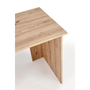 GRID modern íróasztal integrált polcokkal – Artisan tölgy / grafit – 144 cm