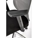 FLEX ergonomikus forgószék állítható fejtámlával – fekete / szürke