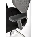 FLEX ergonomikus forgószék állítható fejtámlával – fekete / szürke