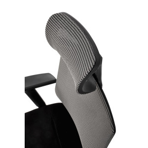FLEX ergonomikus forgószék állítható fejtámlával – fekete / szürke