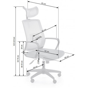 SHIFT modern forgószék – szürke