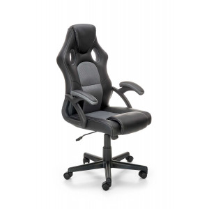 RACER modern forgószék – fekete / szürke