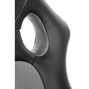RACER modern forgószék – fekete / szürke