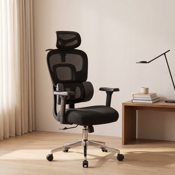 CORE modern ergonomikus forgószék – fekete