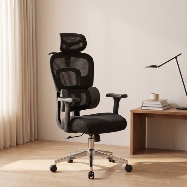CORE modern ergonomikus forgószék – fekete
