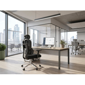 CORE modern ergonomikus forgószék – fekete