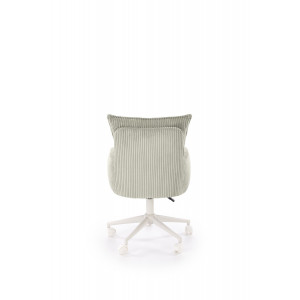 NEST modern forgószék – világosszürke / fehér