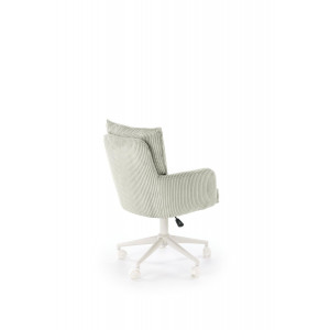 NEST modern forgószék – világosszürke / fehér