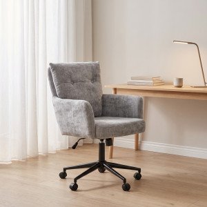 SHELL modern forgószék – világosszürke HALMAR