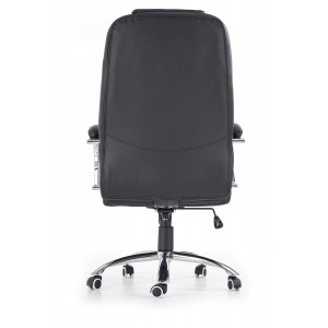 THRONE modern forgószék – fekete / króm