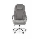 THRONE modern forgószék – szürke / króm