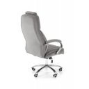THRONE modern forgószék – szürke / króm