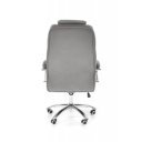 THRONE modern forgószék – szürke / króm