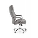 THRONE modern forgószék – szürke / króm