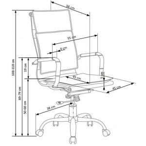 STANCE modern forgószék – fekete