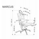 MATRIX modern ergonomikus forgószék – fekete