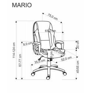 SCOPE modern ergonomikus forgószék – fekete
