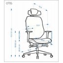 VECTOR modern ergonomikus forgószék – fekete