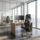 VECTOR modern ergonomikus forgószék – fekete