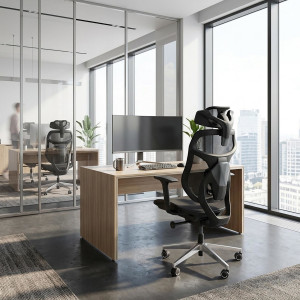 VECTOR modern ergonomikus forgószék – fekete