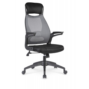 GLIDE modern forgószék – fekete / szürke