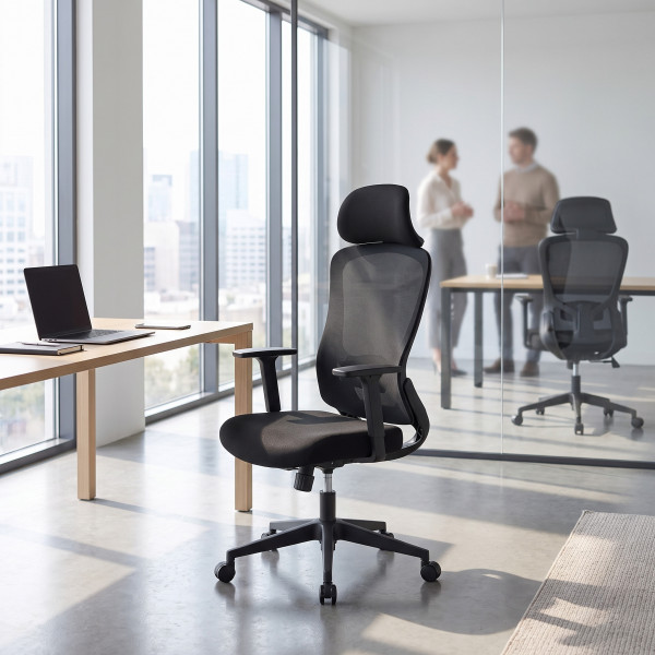 FLEXION modern ergonomikus forgószék – fekete