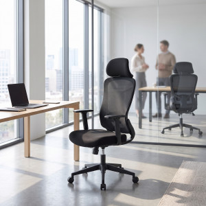 FLEXION modern ergonomikus forgószék – fekete HALMAR