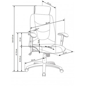 ADJUST modern forgószék – szürke