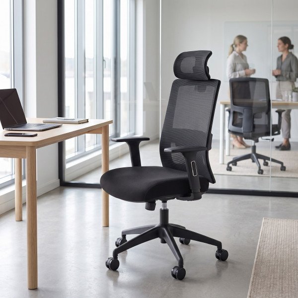 ADAPTIVE modern ergonomikus forgószék – fekete