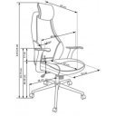AIRFLOW modern forgószék – fekete