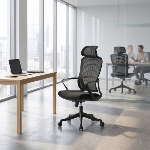 BREEZE modern forgószék – fekete HALMAR