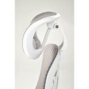 BREEZE modern forgószék – szürke / fehér