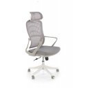 BREEZE modern forgószék – szürke / fehér