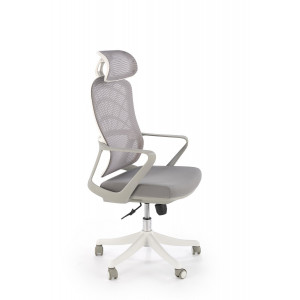 BREEZE modern forgószék – szürke / fehér