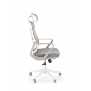 BREEZE modern forgószék – szürke / fehér