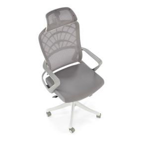 BREEZE modern forgószék – szürke / fehér