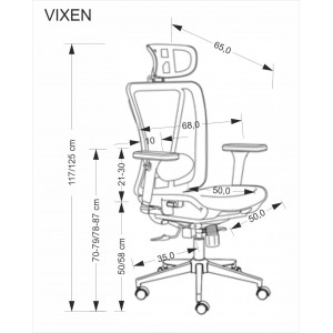 SYNC modern ergonomikus forgószék – fekete