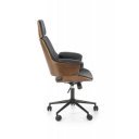 CRAFTLINE modern forgószék – dió / fekete