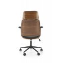 CRAFTLINE modern forgószék – dió / fekete