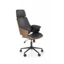 CRAFTLINE modern forgószék – dió / fekete